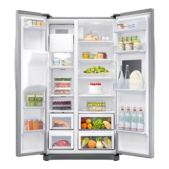 front-open-food silver