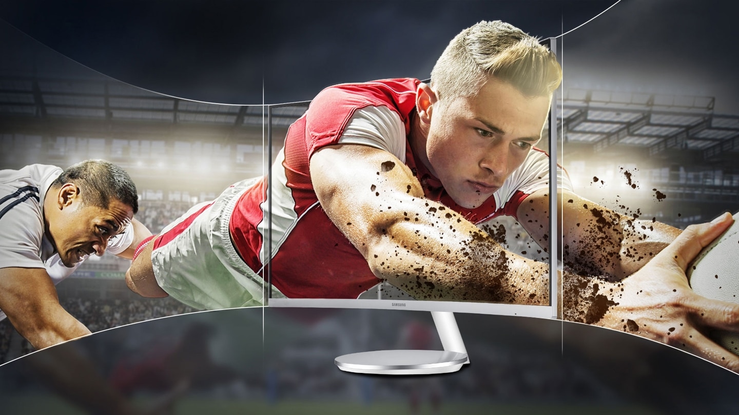 The deepest screen curve for the most deeply immersive viewing experience
