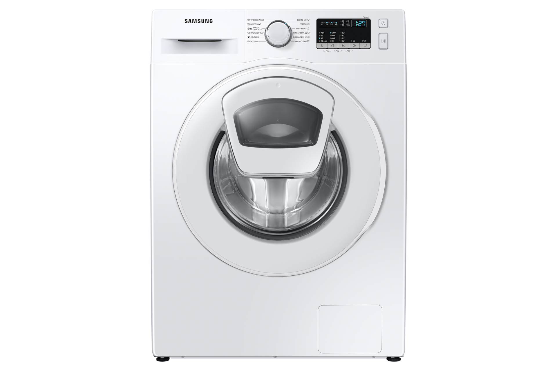 Samsung WW4500T WW80T4520TE Elöltöltős mosógép Add Wash™, Higiénikus Gőz és Dobtisztítás technológiával