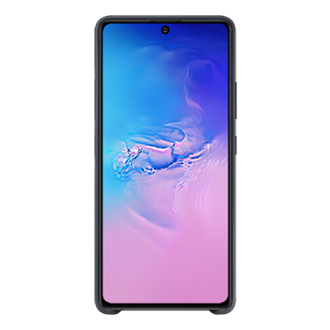 Samsung EF-PG770TBEG Galaxy S10 Lite fekete szilikon hátlap