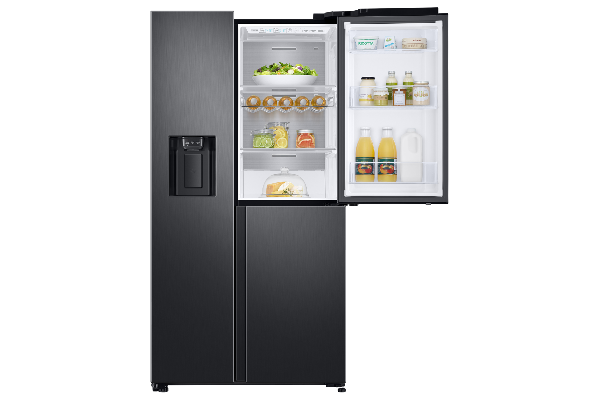 front-right-upper-open-with-food black