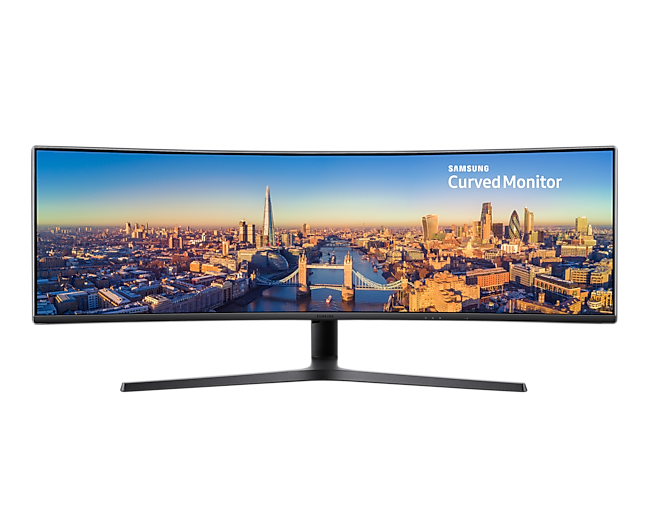 Curved monitor 49 inch Samsung CJ89 hadir dalam aspect ratio 32:9 yang lebar dengan layar lengkung dengan tipe panel VA. Ketahui semua keunggulan Samsung CJ89 monitor 49 inch di sini.
