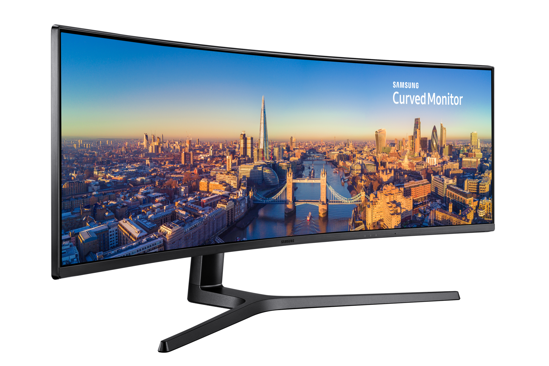Layar lengkung Samsung ultrawide monitor 49 inch CJ89 dengan resolusi 3840 x 1080 pixel untuk tampilan yang memukau dan luas. Beli monitor 49 inch CJ89 Samsung di website resmi di sini.