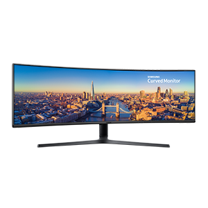 Resolusi layar 3840 x 1080 pixel pada monitor wide screen Samsung CJ89. Ketahui fitur unggulan dan harga resmi Samsung CJ89 curved monitor 49 inci di website resmi Samsung Indonesia.