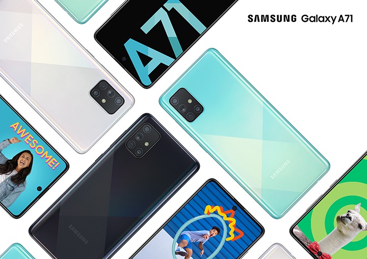 Galaxy A71 Blue 128GB - Spesifikasi, Ulasan | Samsung Indonesia
