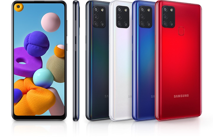 Galaxy A21S Blue 64GB - Spesifikasi, Review | Samsung Indonesia