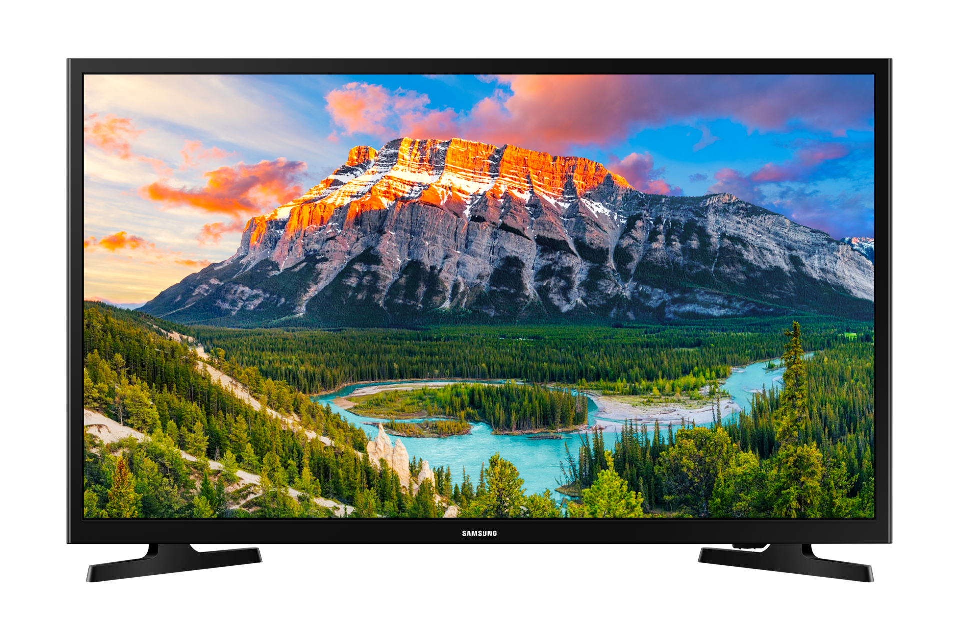 Harga TV Samsung 40 inch ke 43 inch (UA43N5003AKPXD) warna hitam, tampilan depan