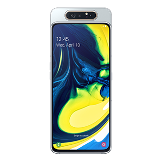 Samsung A80 pop-up camera warna silver 128GB. Ketahui daftar harga dan Galaxy A80 review di Samsung Indonesia.