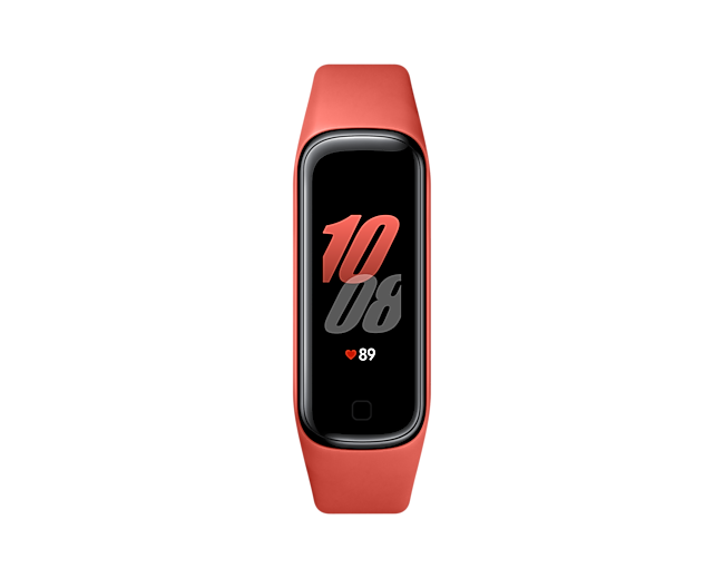 Jam tangan pintar kebugaran Samsung Galaxy Fit 2 (merah) sesuai dengan gaya hidup aktif Anda