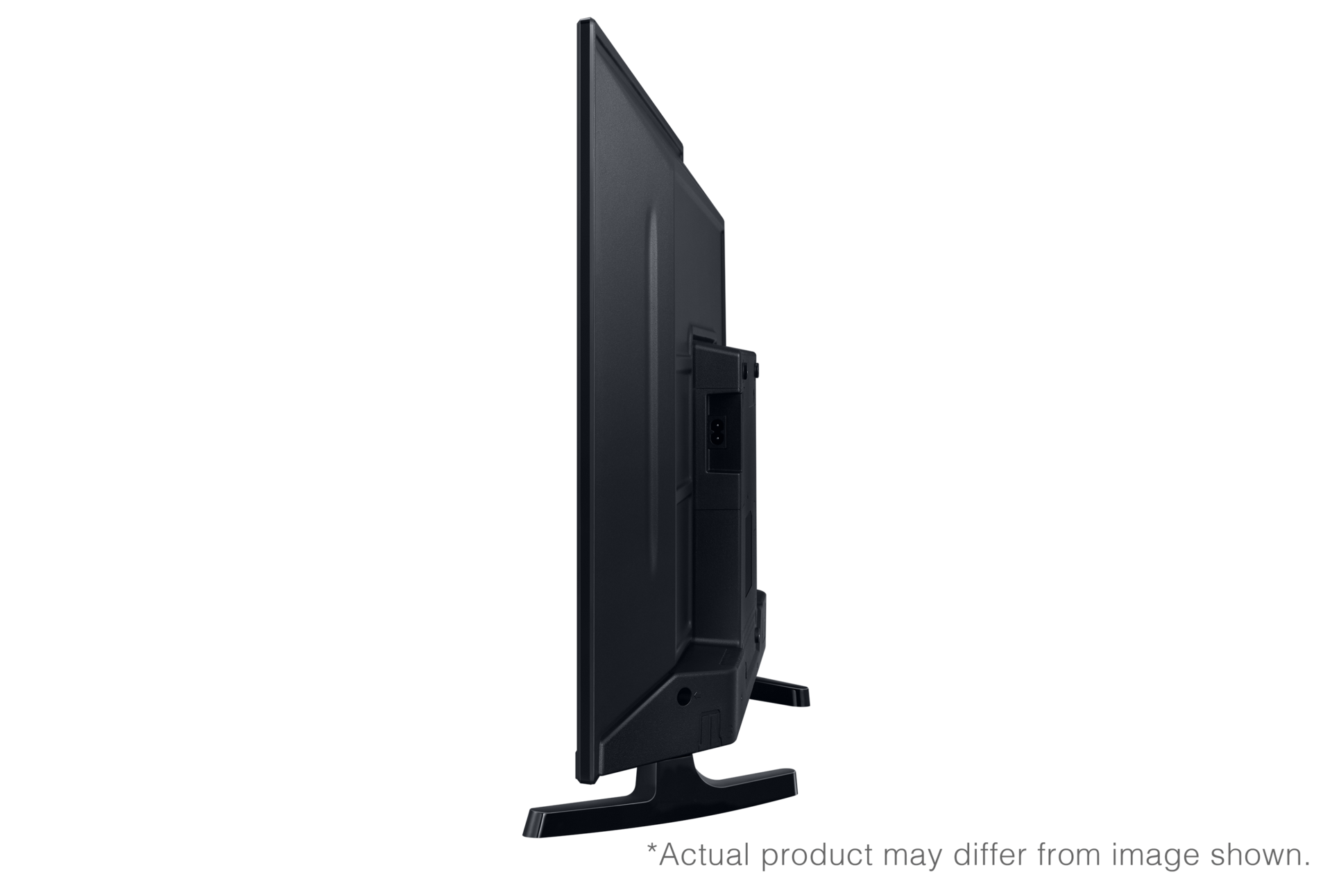 32 inch T4003 Samsung TV warna hitam, dari sisi kanan