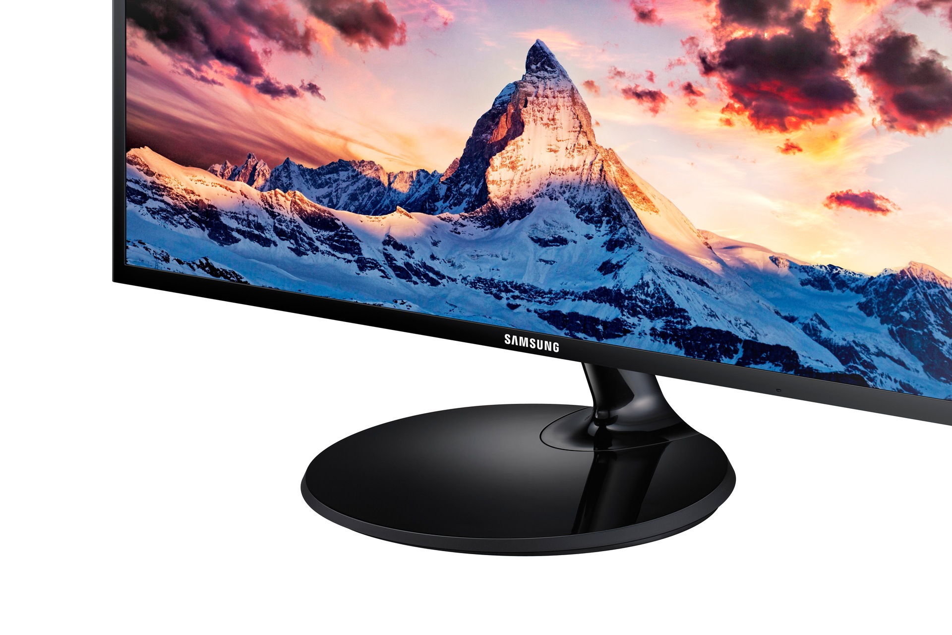 Desain bezel tipis monitor Samsung 19 inch tipe S19F350HNE, dengan resolusi 1366 x 768 pixel layar datar. Cek spek dan harga resmi monitor 19 inch Samsung di sini.