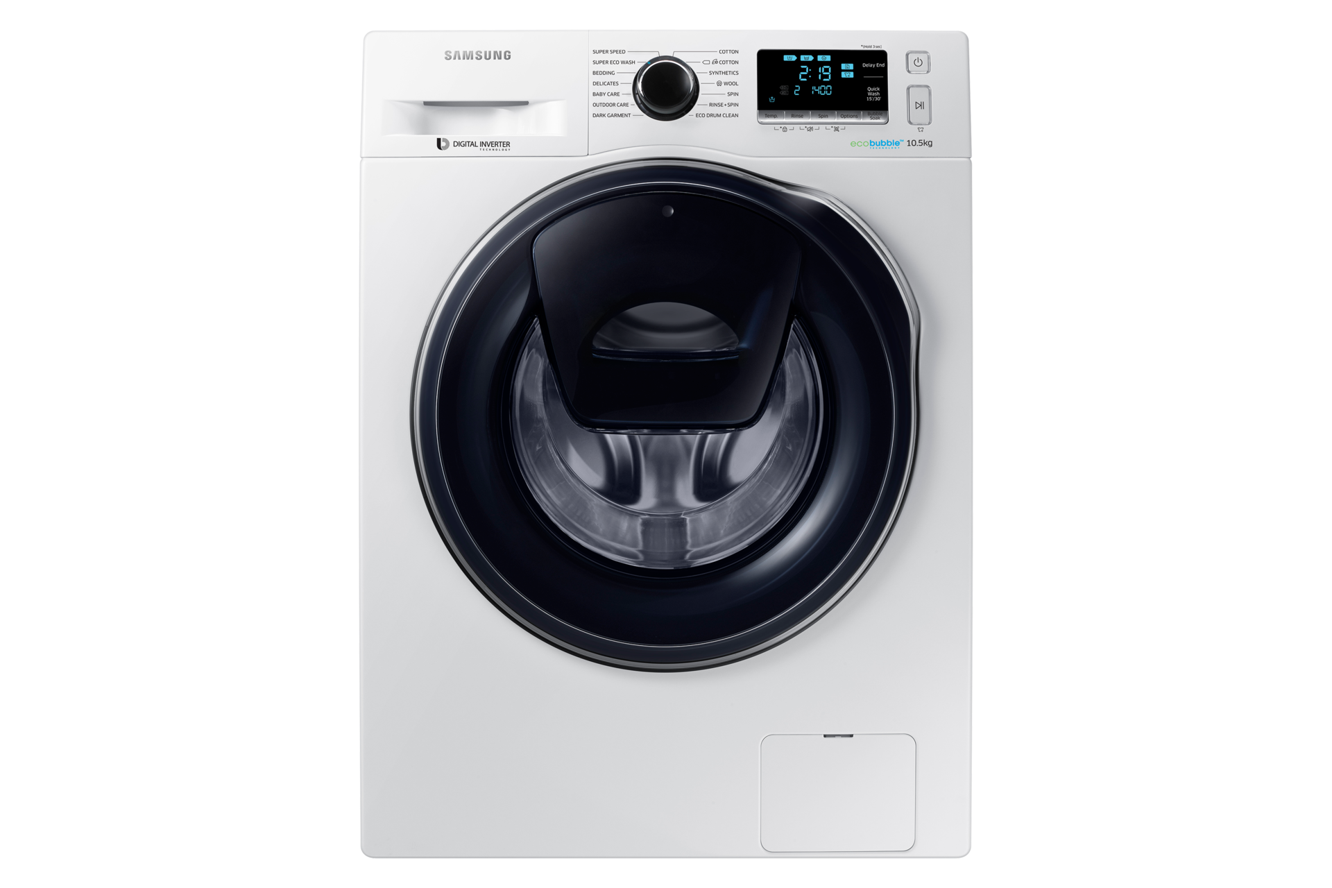 WW10K Front Load AddWash 10 Kg Dukungan Samsung  Indonesia