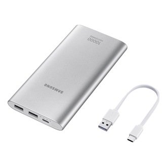 Samsung Batterie sans-fil Fast Charge 10 000 mAh avec câble USB-A/USB-C