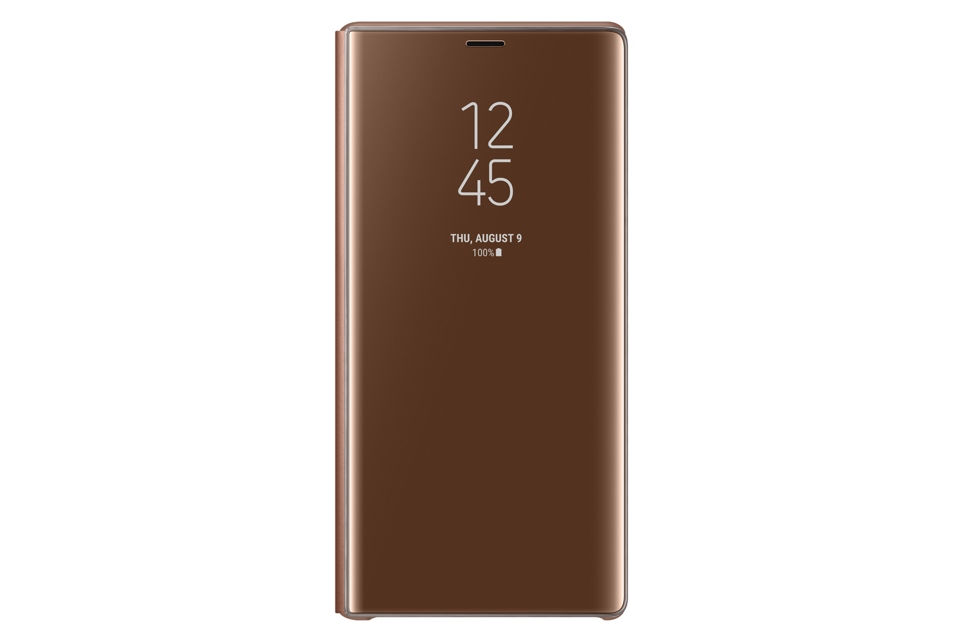 Clear View Stand Cover for Galaxy Note9 Brown | Samsung IE