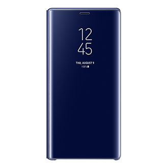 Clear View Stand Cover for Galaxy Note9 Blue | Samsung IE