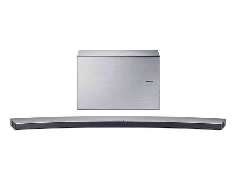 Samsung curved sale soundbar silver