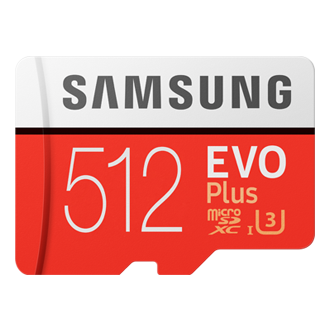 Carte mémoire micro SD Samsung MICRO SD EVO MB-MC512KA 512GO -  MB-MC512KA/EU
