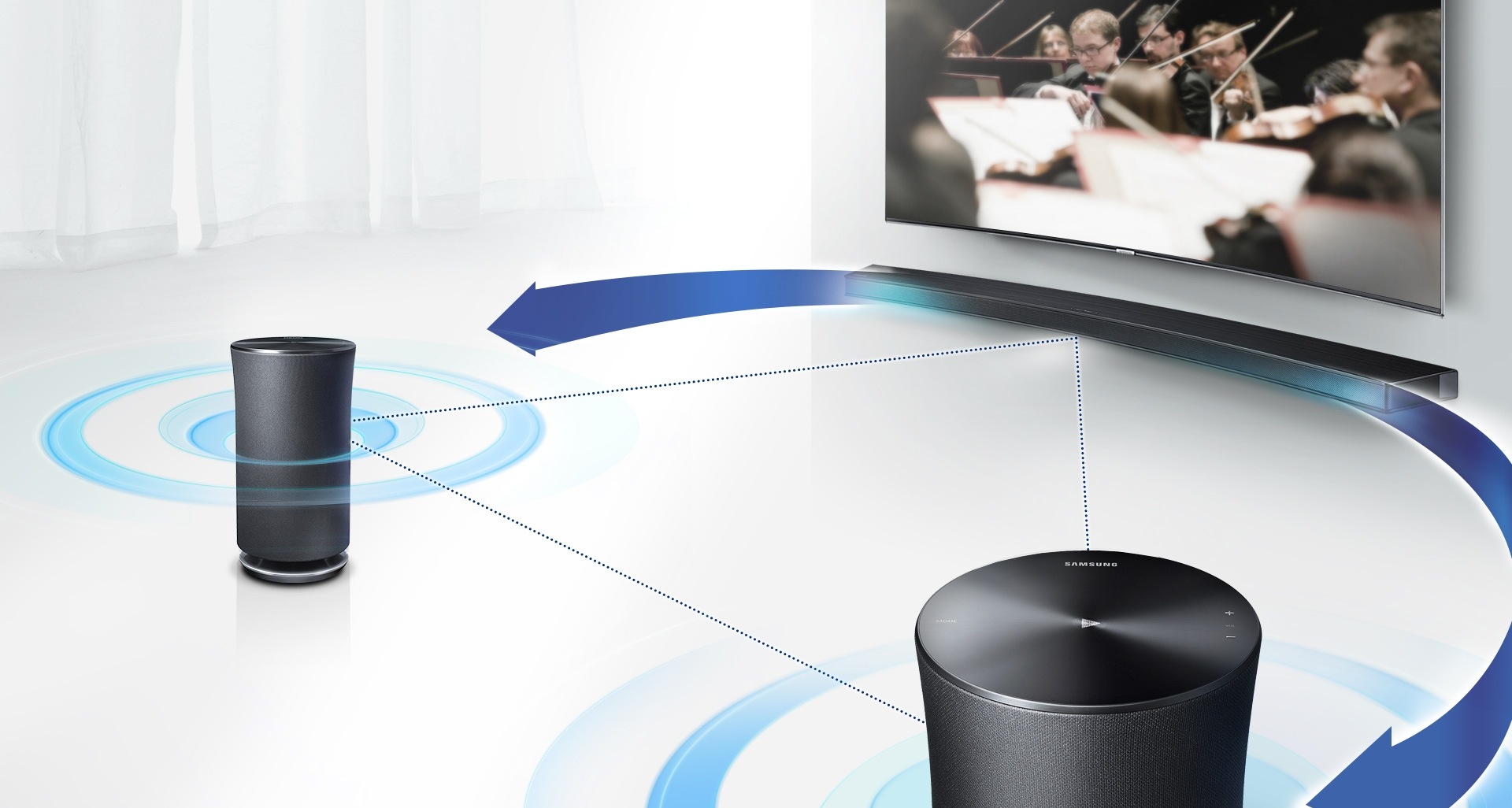 samsung curved surround sound system
