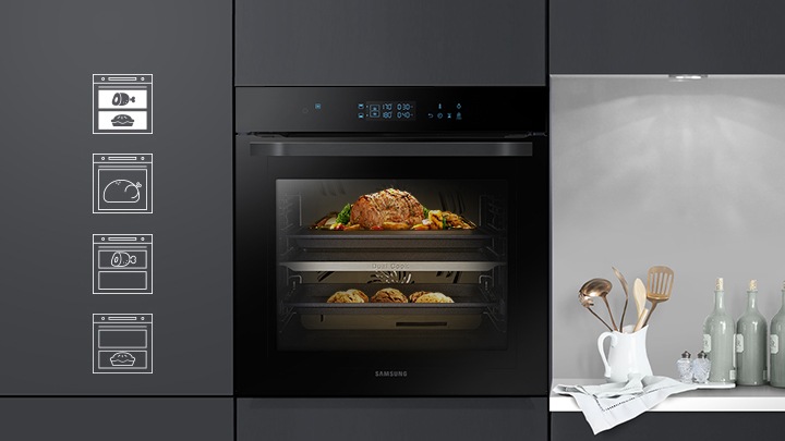 Samsung Dual Cook Flex NV75R7676RB : notre test en vidéo - Les