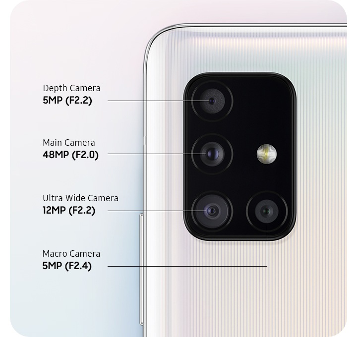 samsung a51 front camera details