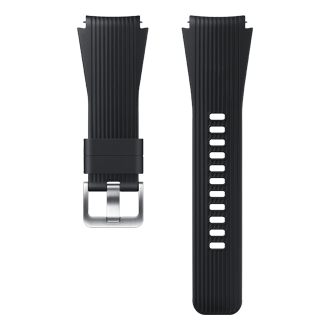 Black 22mm Silicon Watch Strap for Galaxy Watch Samsung IE