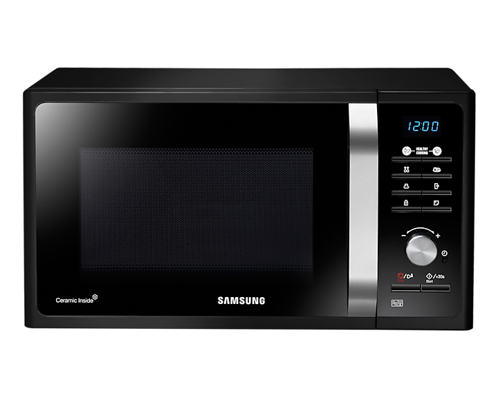 Samsung MS23F301TAK Black Solo Microwave 23 Litres | Samsung Ireland