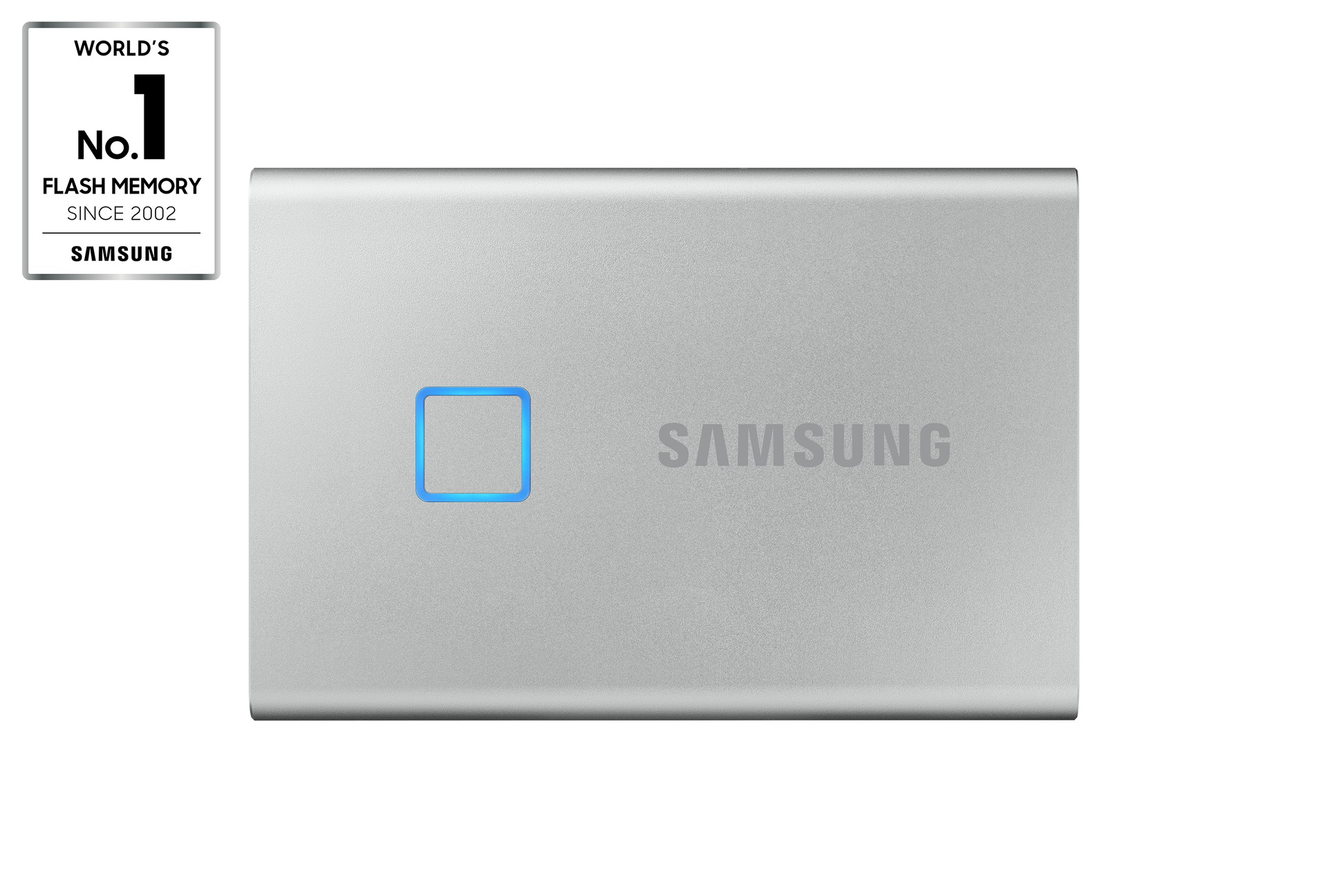 Portable SSD T7 TOUCH USB 3.2 2TB (Silver) Memory & Storage - MU-PC2T0S/WW