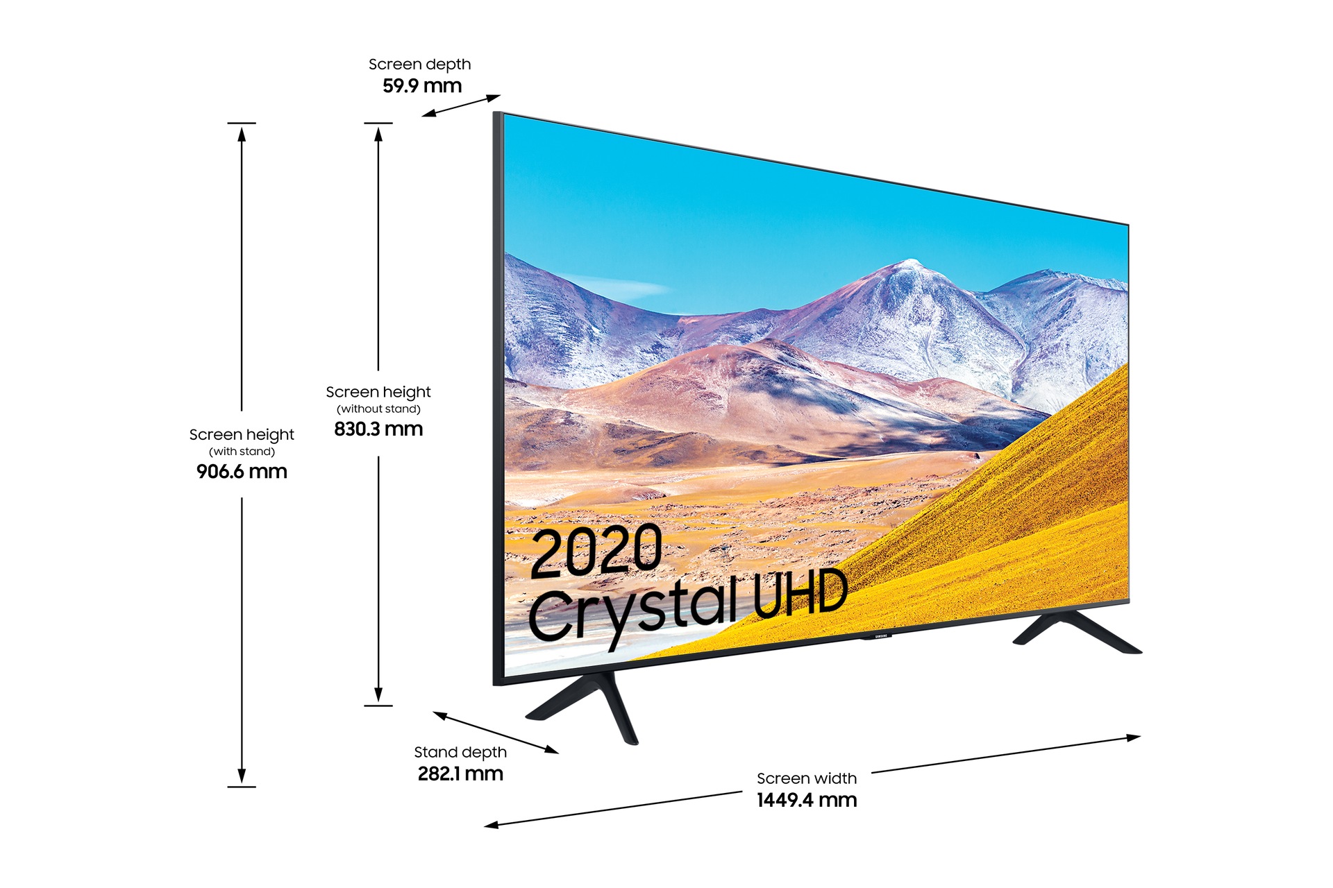 Buy 2020 Tu8000 Crystal Uhd 4k Smart Tv 65 Samsung Ie