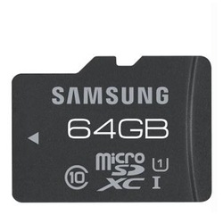 Samsung MB-MGCGB 64GB MicroSDHC Pro (Smartphone & Tablet) - Samsung IE