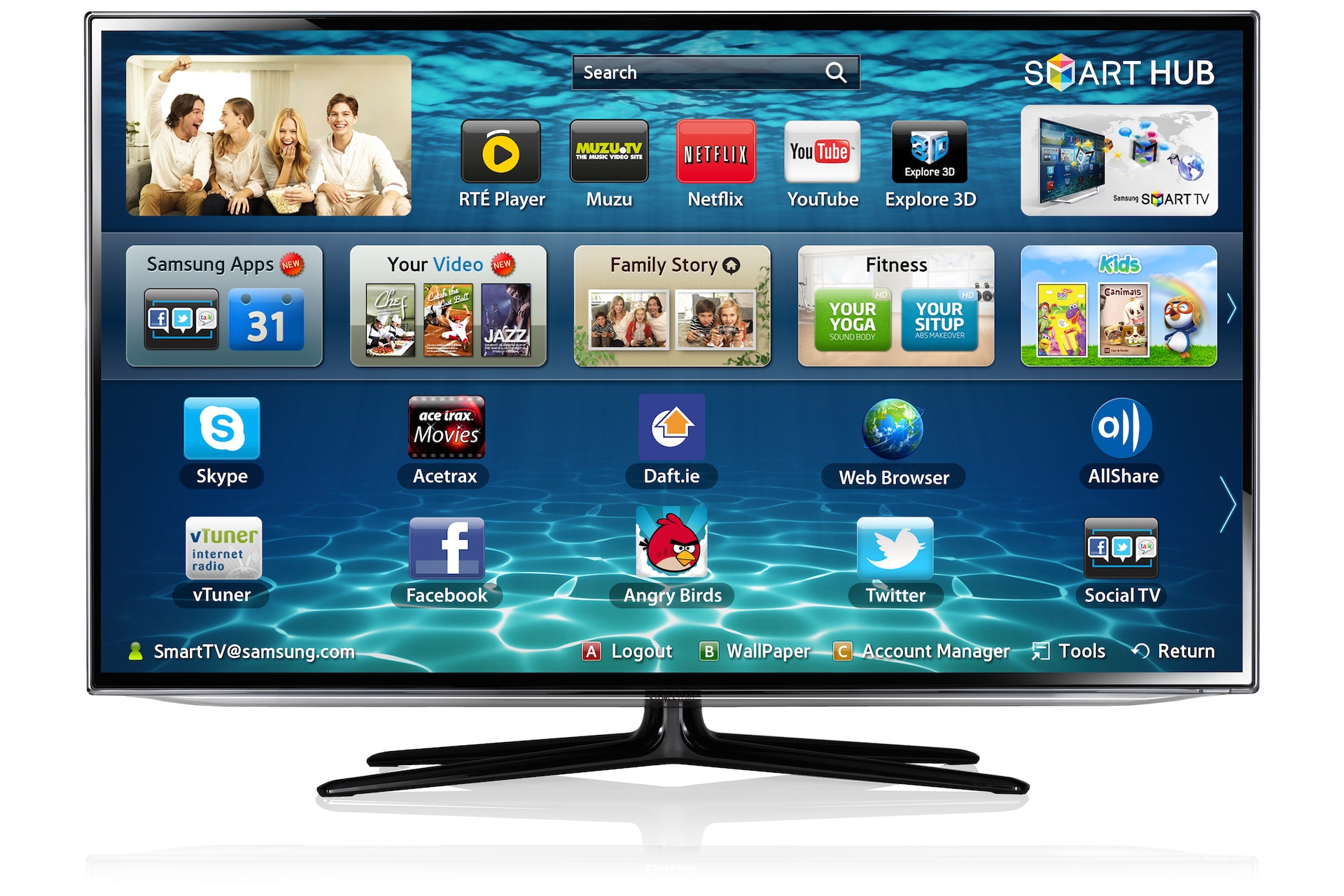 gave himmelsk forfatter 46" ES6300 Series 6 SMART 3D Full HD Slim LED TV | Samsung Support IE