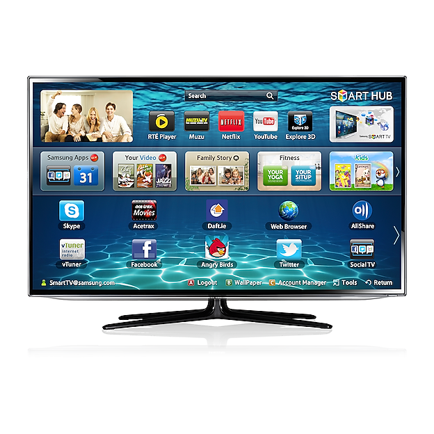 baggrund ovn Sporvogn 46" ES6300 Series 6 SMART 3D Full HD Slim LED TV | Samsung Support IE