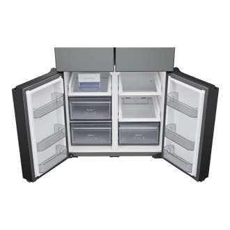 קנייה Rf70 מקרר 4 דלתות בטכנולוגיית Triple Cooling 636 ליטר Gray Samsung ישראל