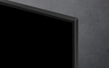 TV†s front view close up