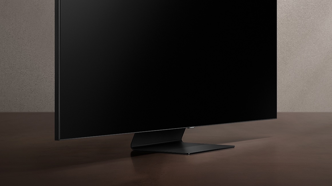 The side view of QLED TV