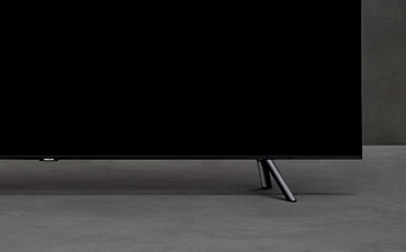 The side of wall-mounted QLED.