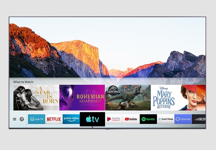 QLED פוגשת את אפליקציית Apple TV החדשה