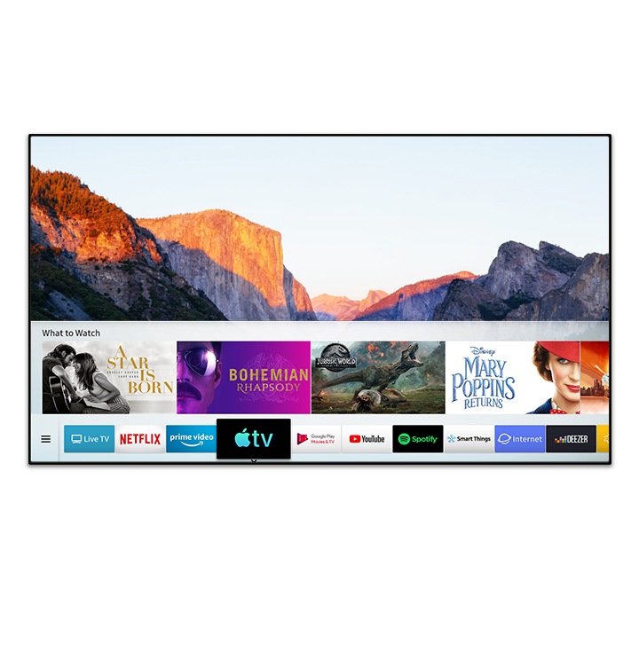 טלוויזיית Samsung UHD פוגשת את אפליקציית ה-Apple TV החדשה