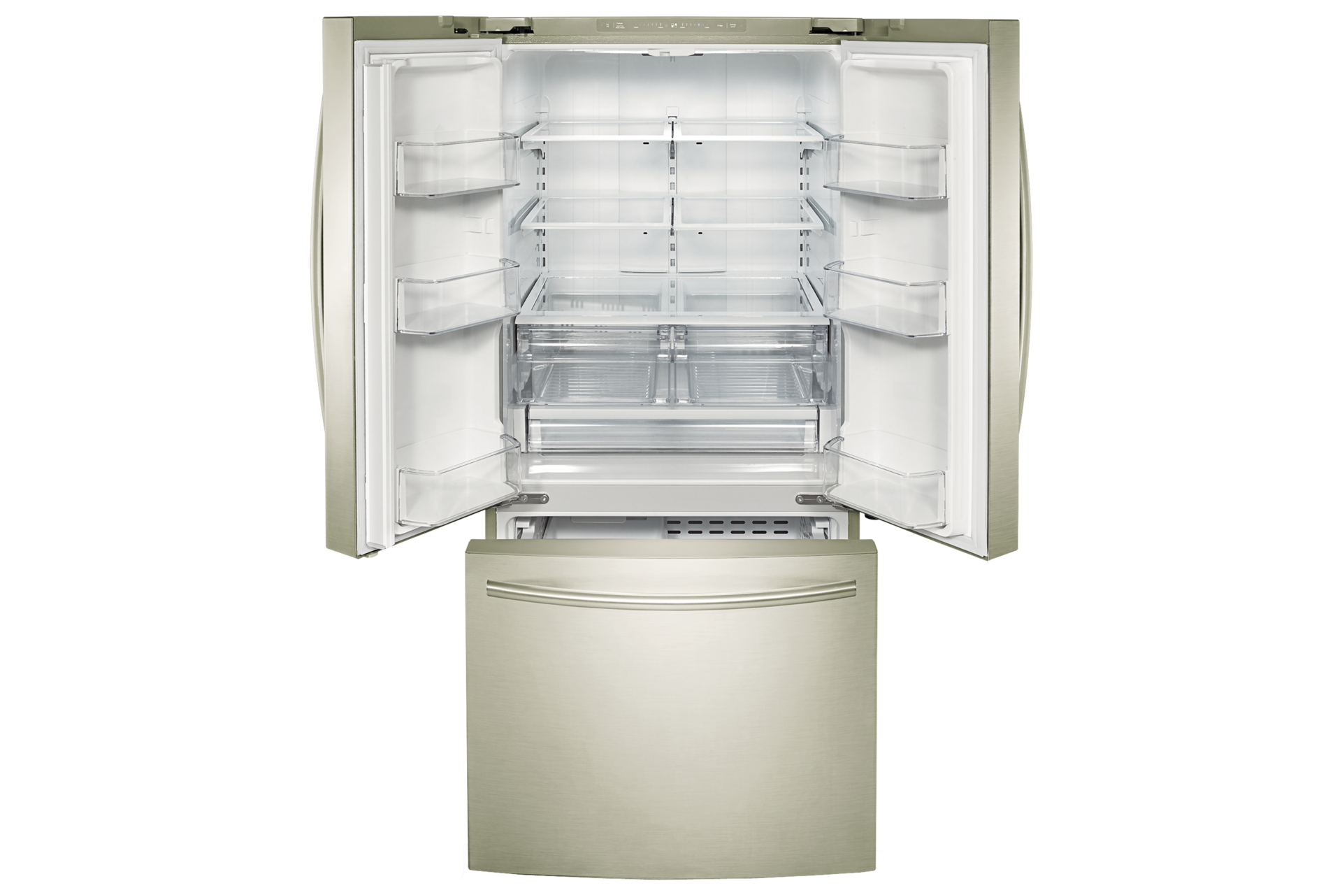 Front Angle Open Silver