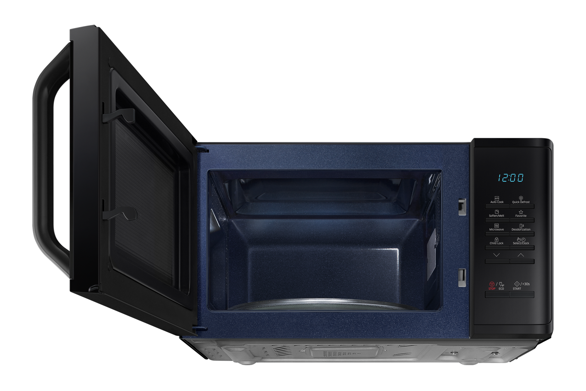 Low Front Open Black