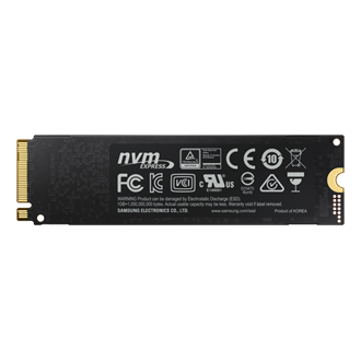 970 EVO Plus NVMe M.2 500GB Back View
