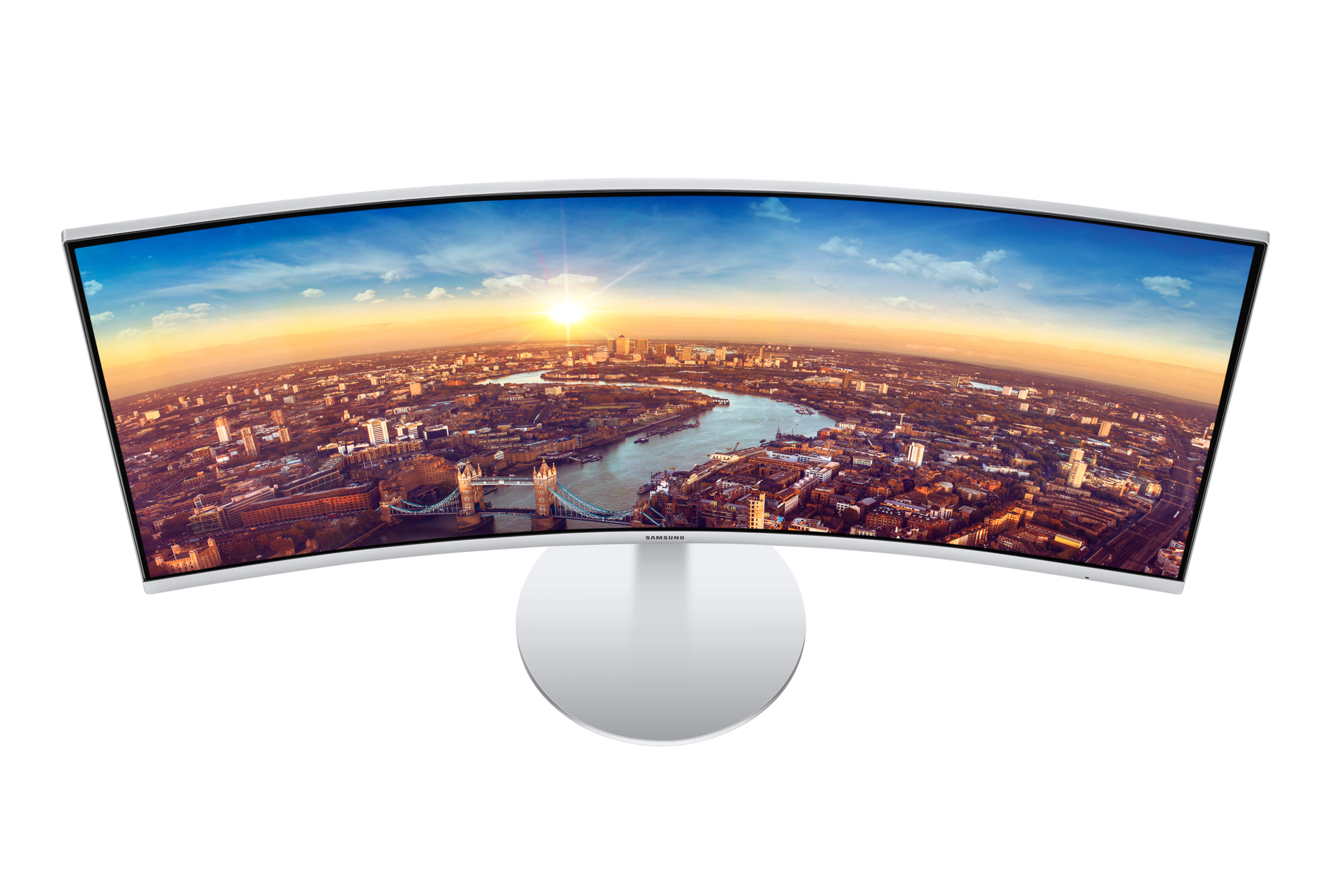 Monitor Curvo 34 QLED con Quantum Dot Blanco