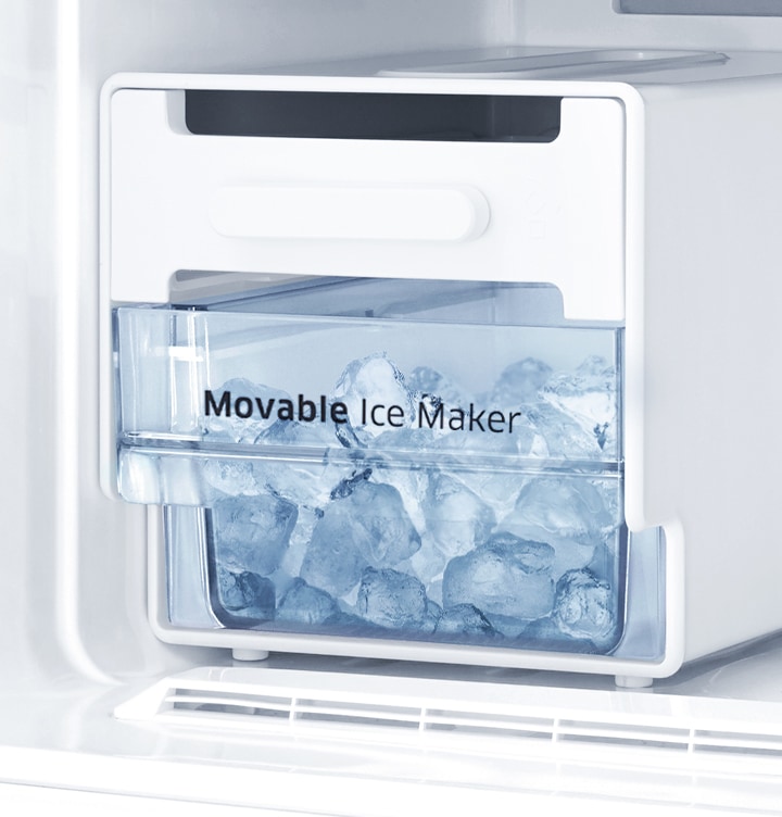 Top Mount Fridge - Movable Ice Maker