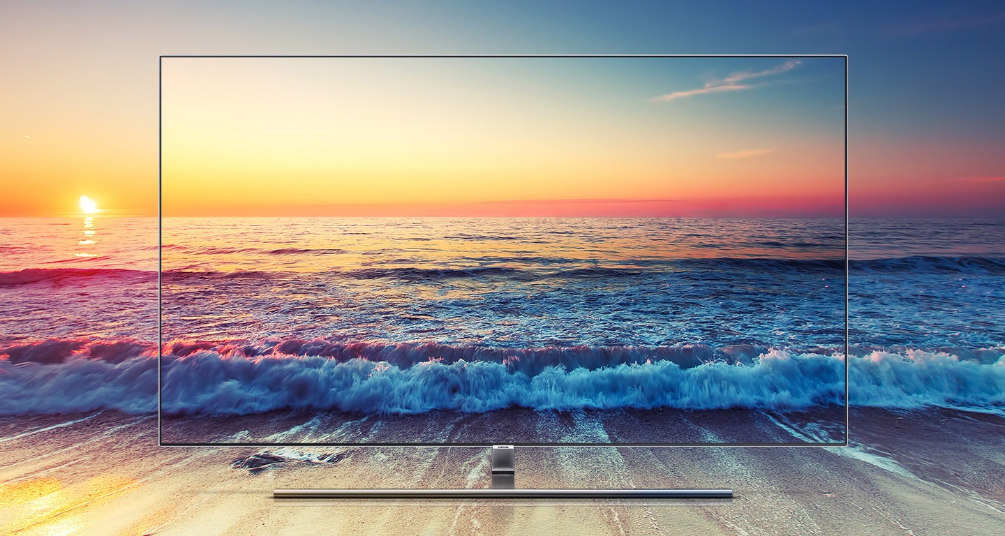 Samsung QLED TV QA55Q7FNAKXXL with Bezel-less Design