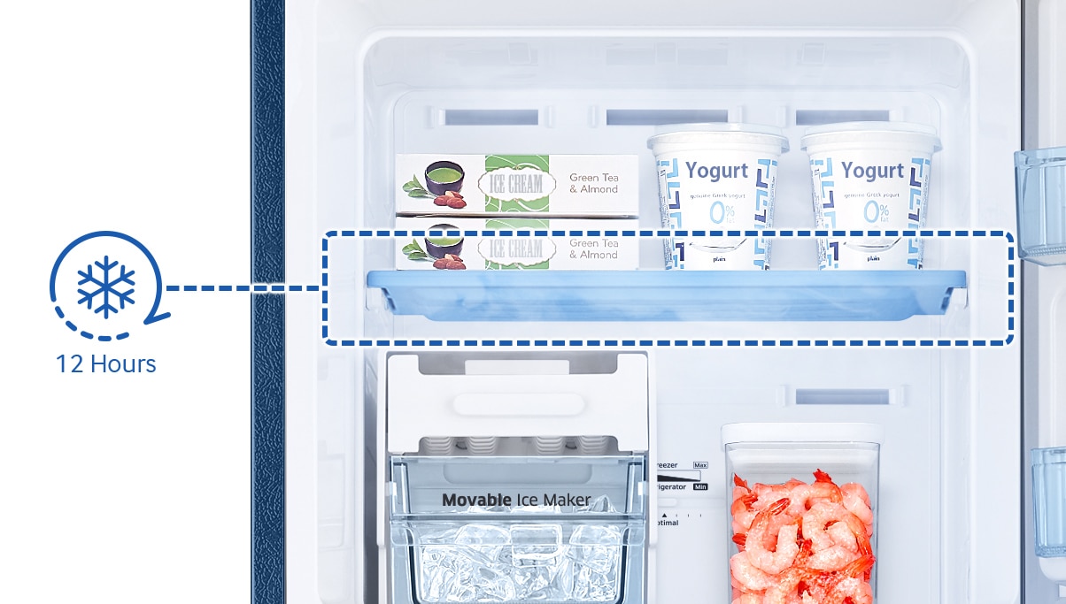 Top Mount Refrigerator - Coolpack feature (fresh food upto 12 hours after powercut)