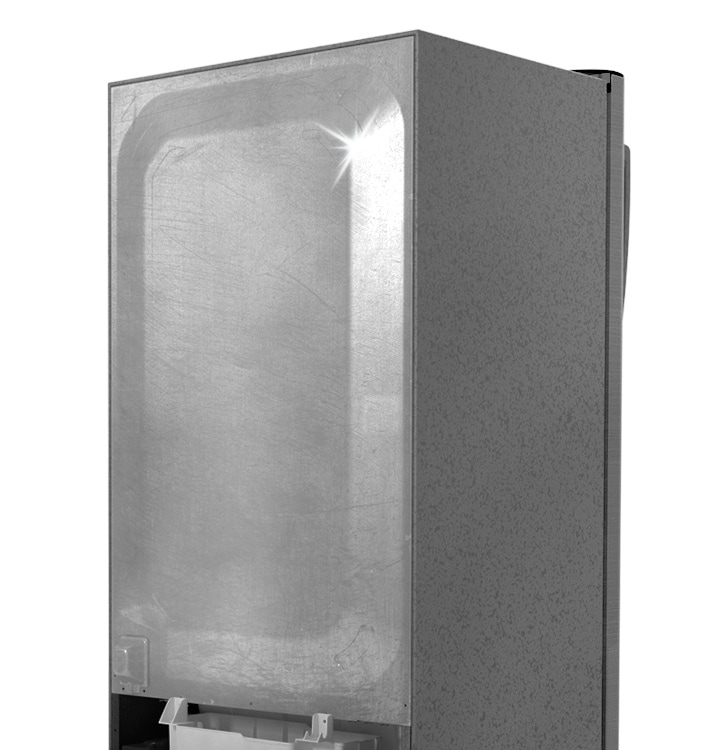 1 door Refrigerators with Safe Clean Back