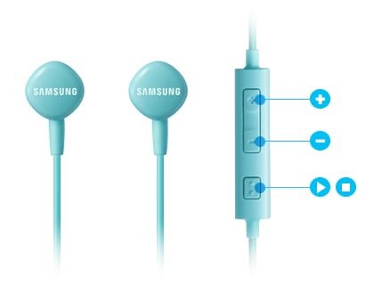 Samsung earphones blue colour new arrivals