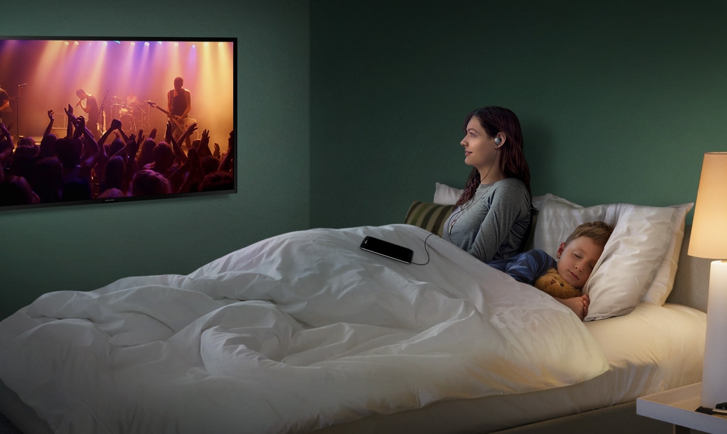 TV sound to mobile feature in latest Samsung 32 inch Full hd TVs