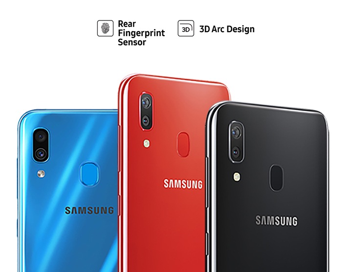 samsung galaxy a30 touch