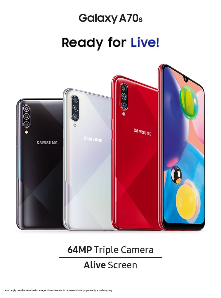 galaxy a70s features