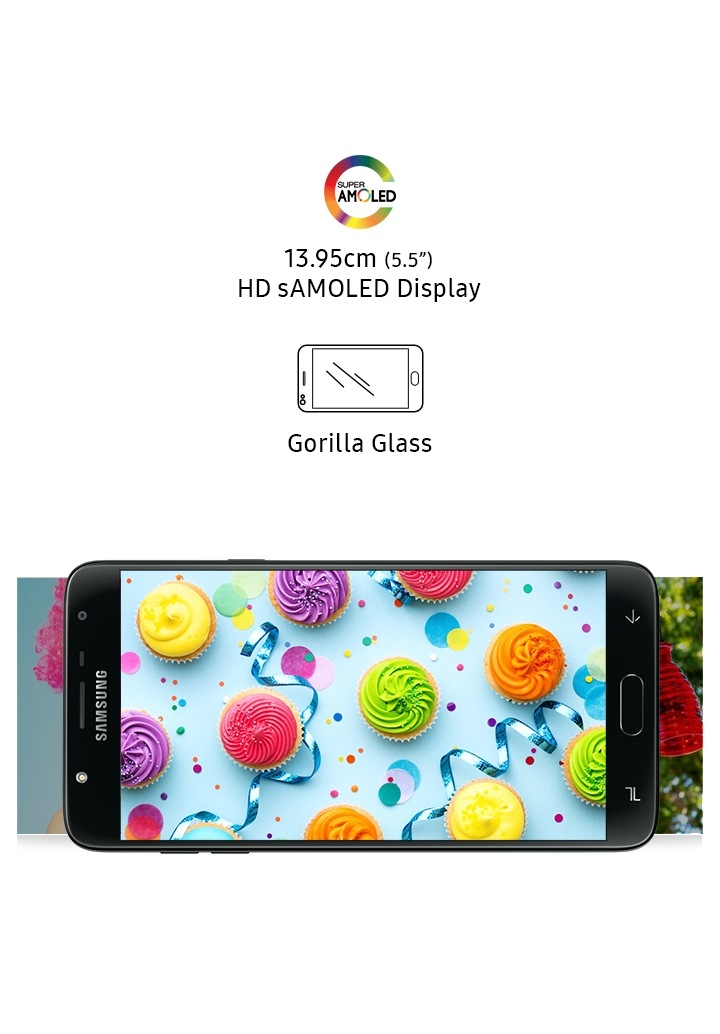 5.5 inch Super AMOLED display screen